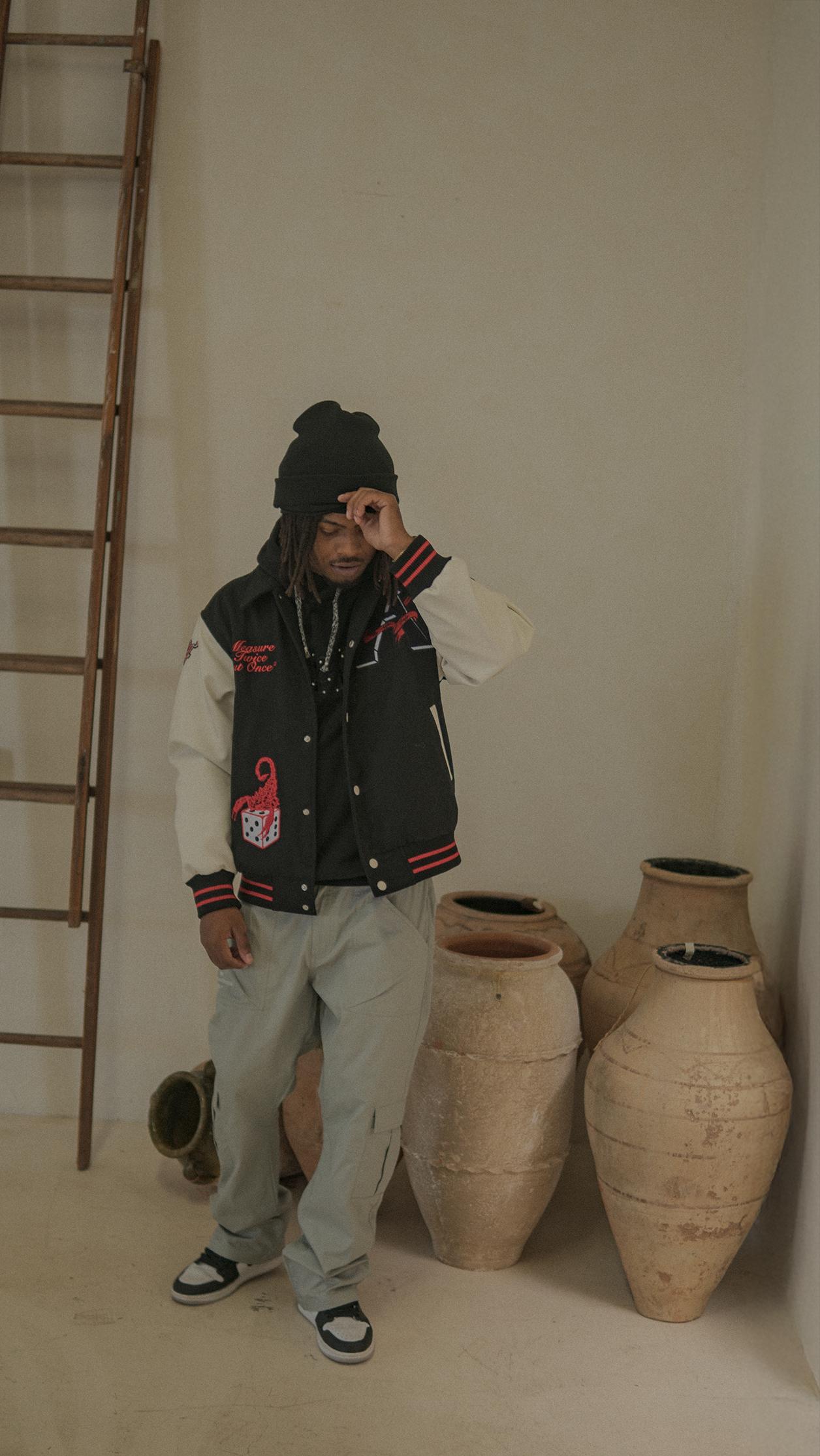 varsity | wool blend jacket