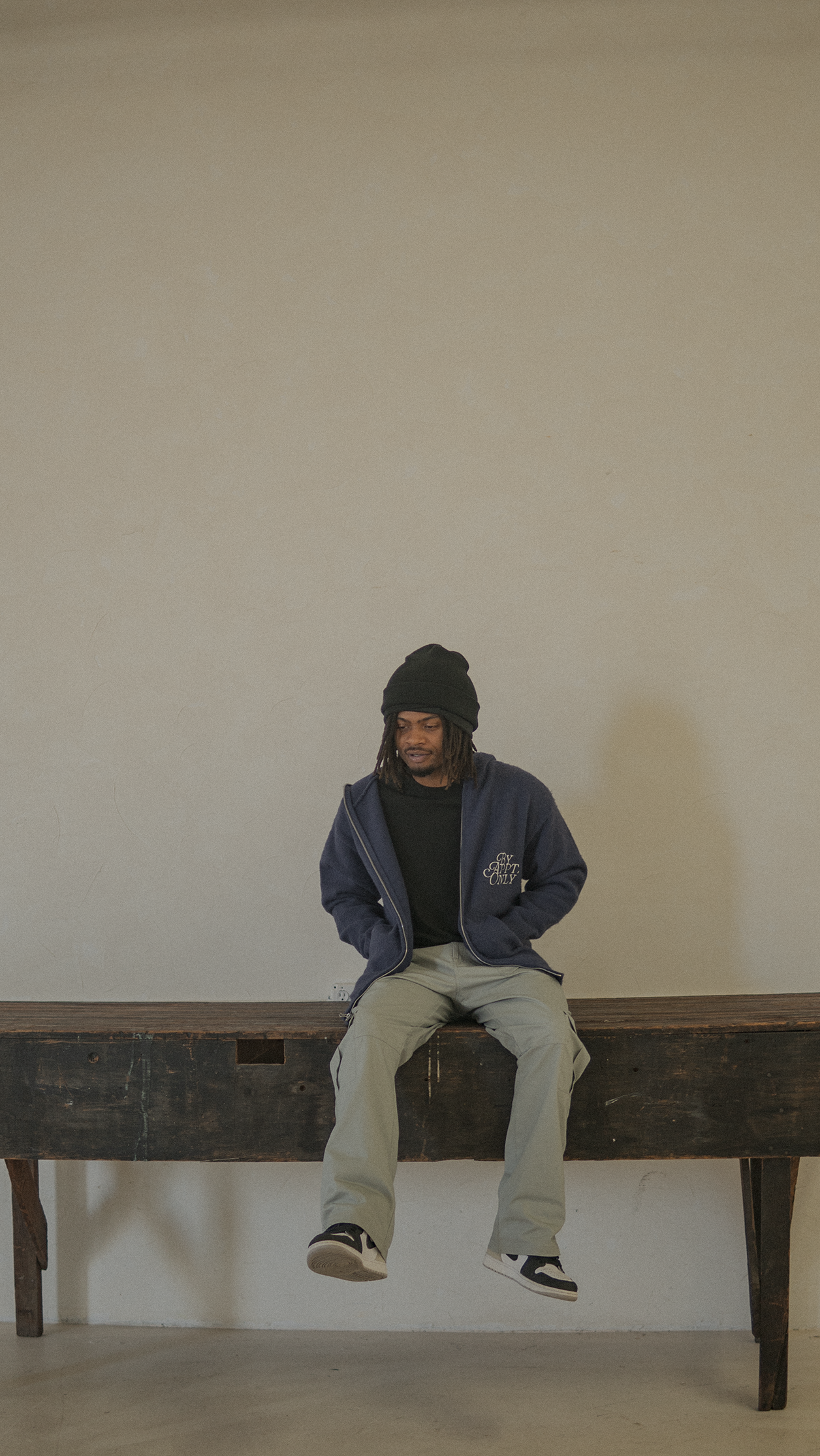 myles mohair | zip hoodie