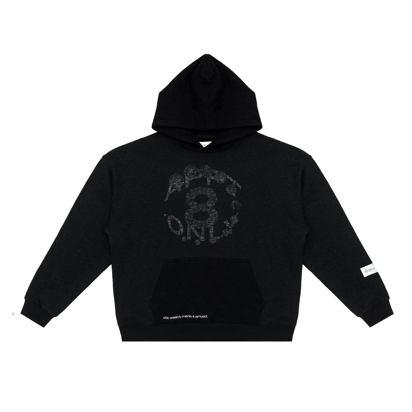 dusk knitted overlay | hoodie