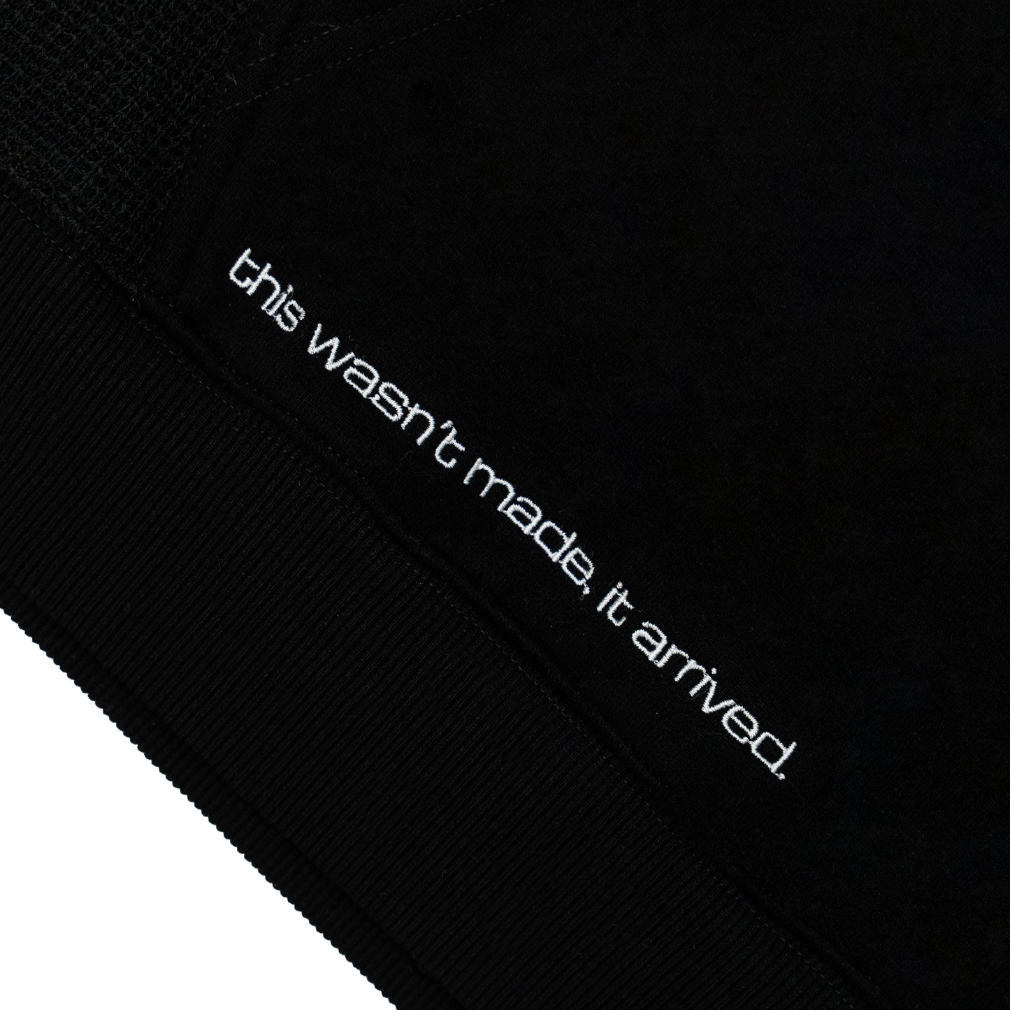 dusk knitted overlay | hoodie