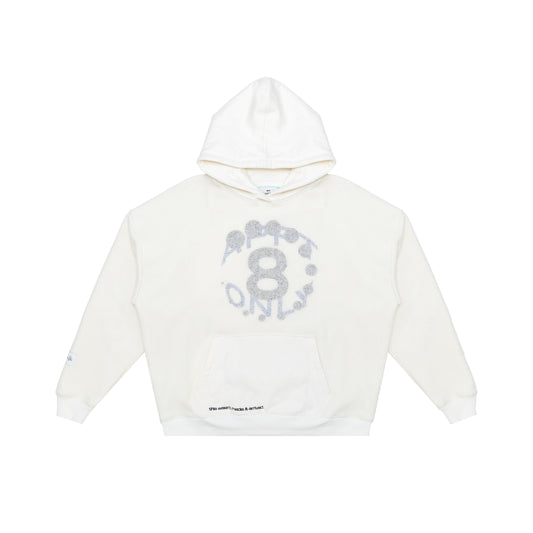 dusk knitted overlay | hoodie