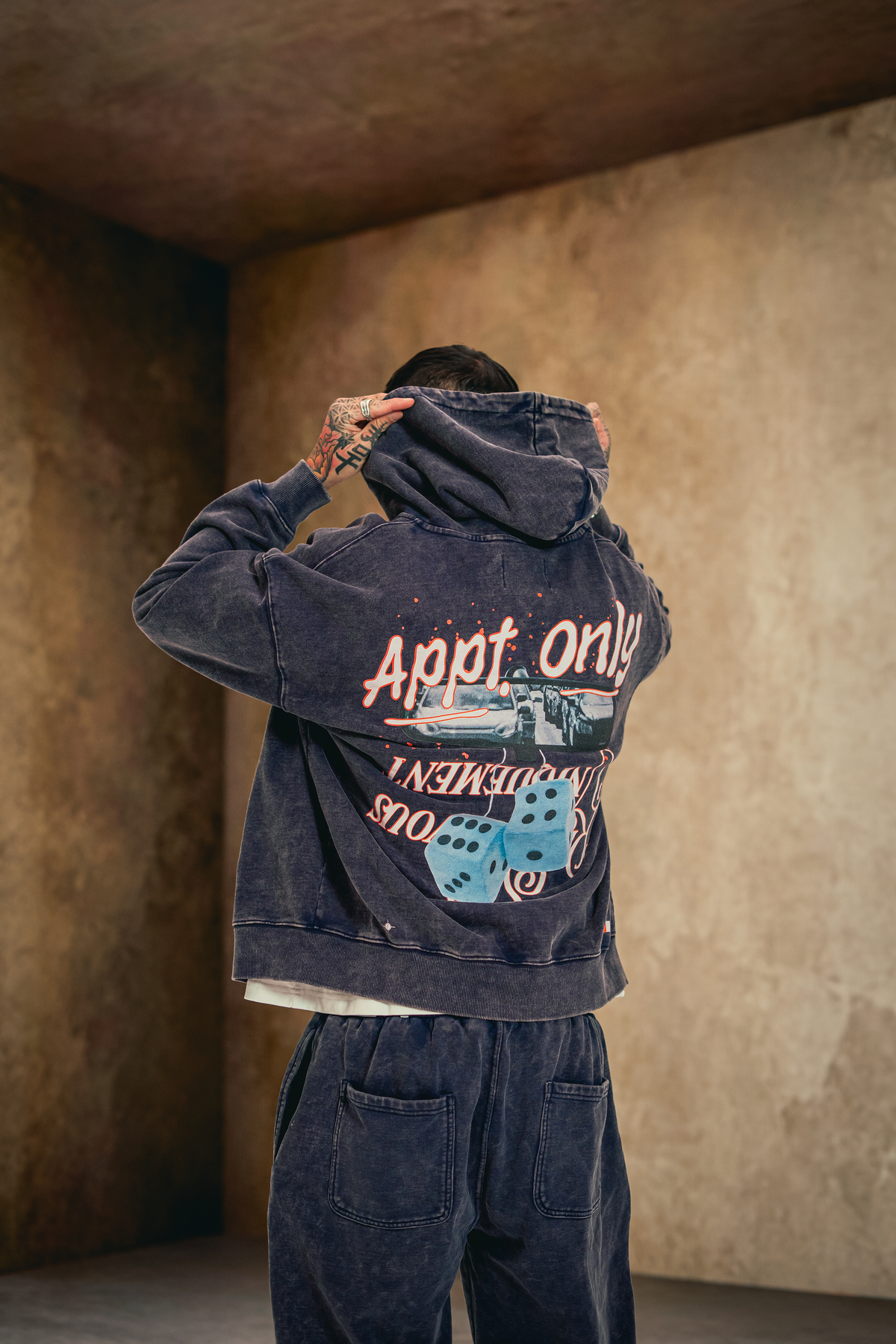 past behind us | zip hoodie