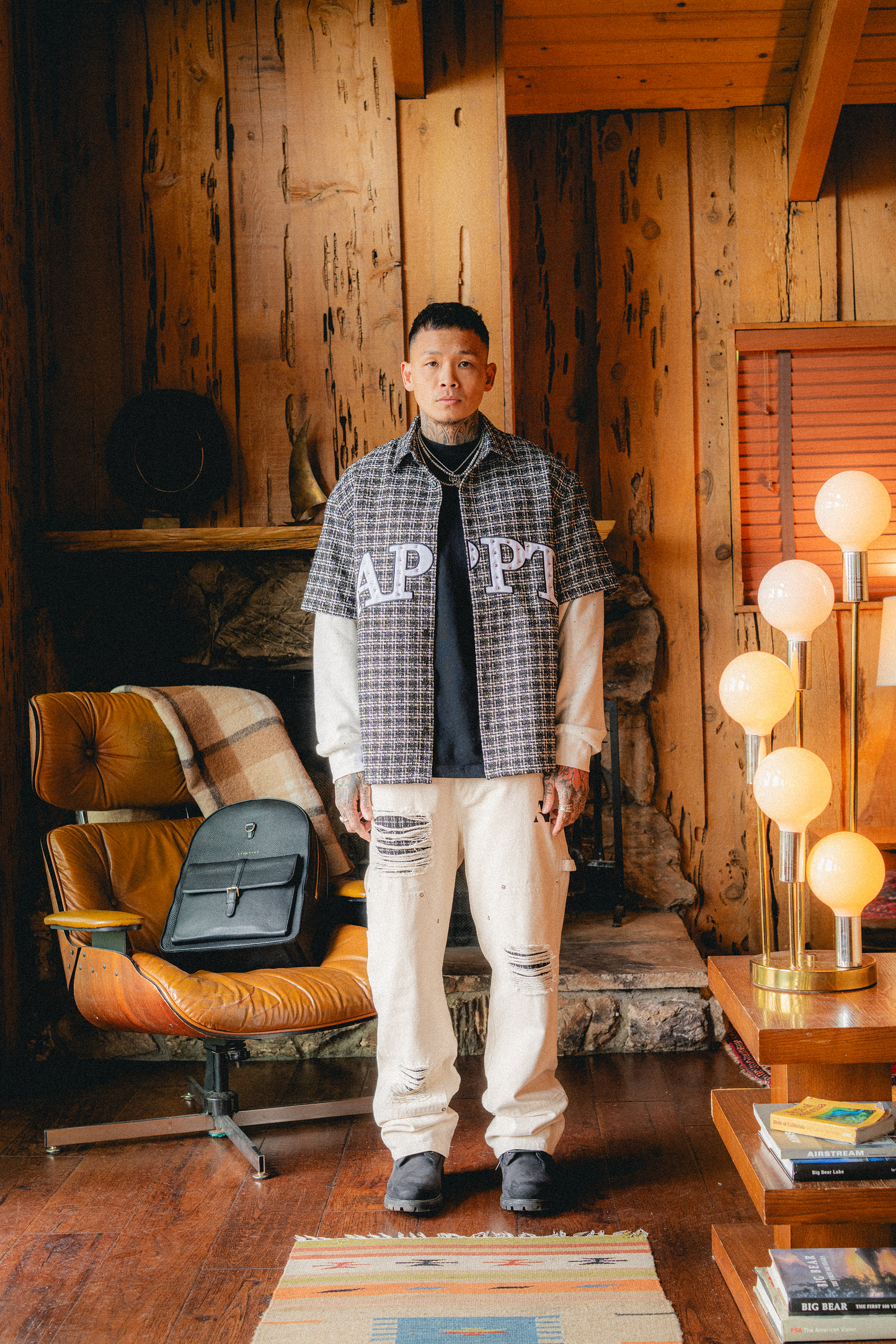 static flannel | button-up