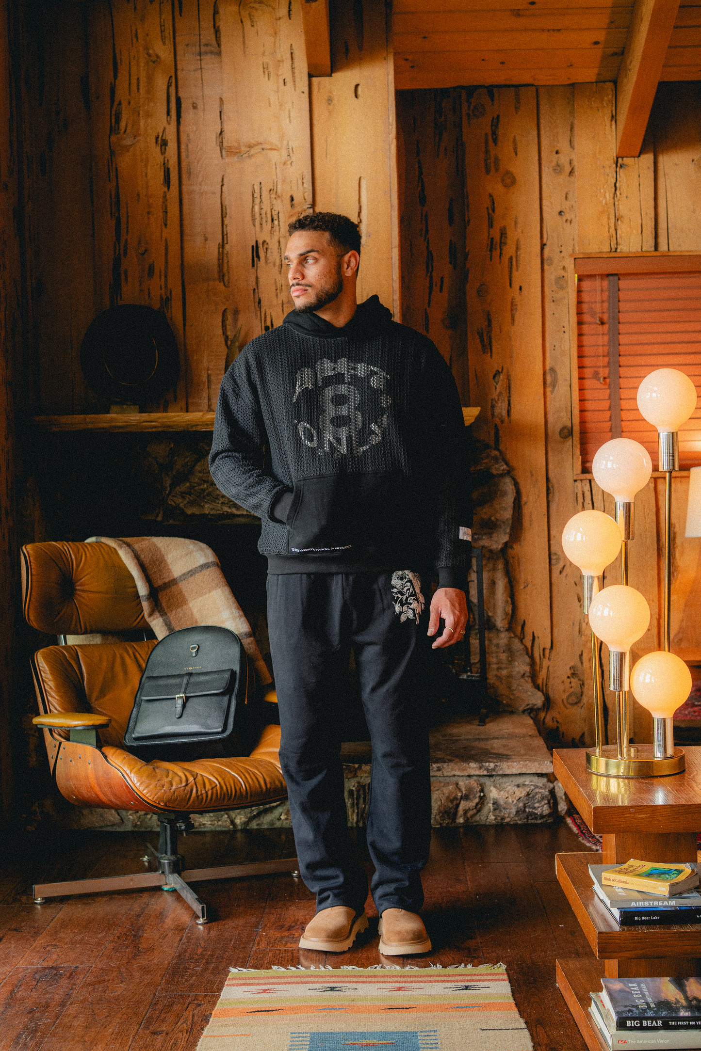 dusk knitted overlay | hoodie